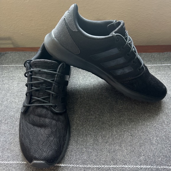 Adidas Women's Cloudfoam Racer Black Running  Shoe Sneakers Size 10 #AW4312 - Picture 1 of 10